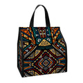 Boho Tribal Aztec Pattern Print Insulated Lunch Tote