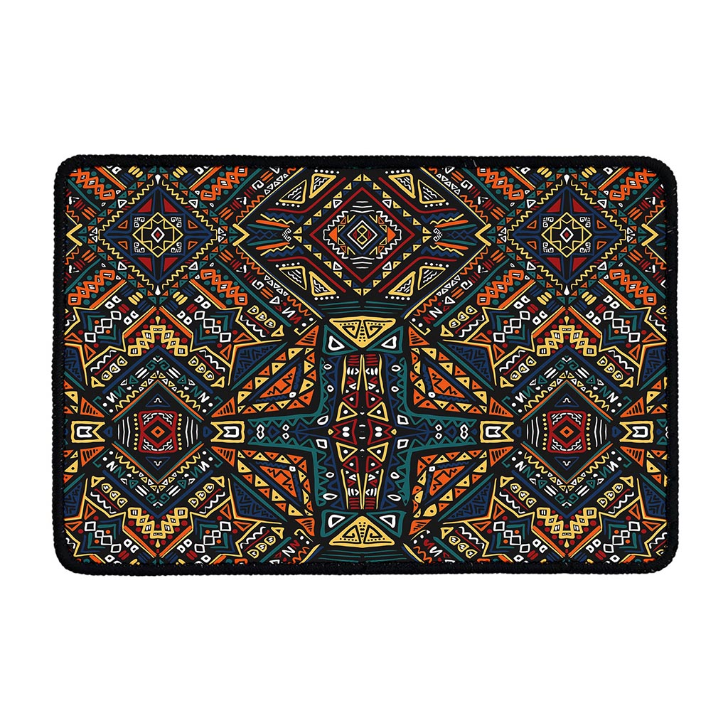 Boho Tribal Aztec Pattern Print Kitchen Mat