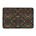 Boho Tribal Aztec Pattern Print Kitchen Mat