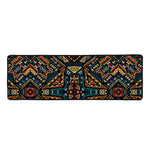 Boho Tribal Aztec Pattern Print Long Kitchen Mat