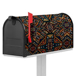 Boho Tribal Aztec Pattern Print Mailbox Cover