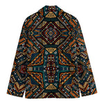 Boho Tribal Aztec Pattern Print Men's Blazer