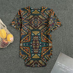 Boho Tribal Aztec Pattern Print Men's Bodysuit