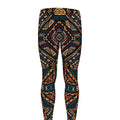 Boho Tribal Aztec Pattern Print Men's Leggings