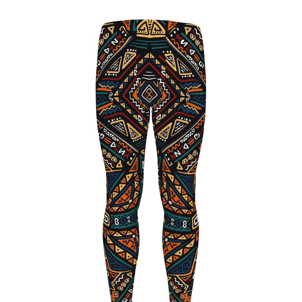 Boho Tribal Aztec Pattern Print Men's leggings
