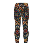Boho Tribal Aztec Pattern Print Men's leggings
