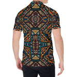 Boho Tribal Aztec Pattern Print Men's Shirt