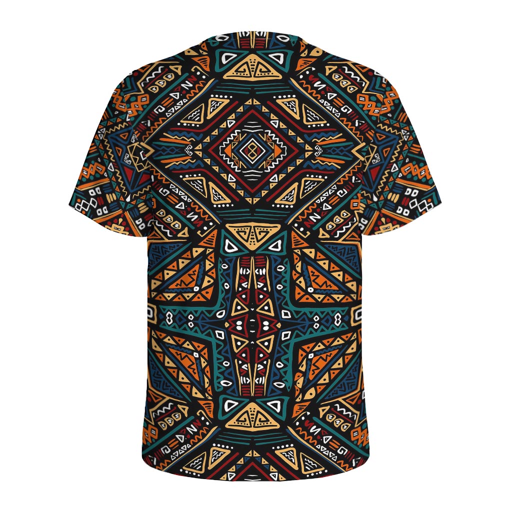 Boho Tribal Aztec Pattern Print Men's Sports T-Shirt