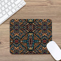 Boho Tribal Aztec Pattern Print Mouse Pad
