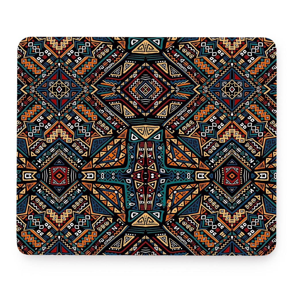 Boho Tribal Aztec Pattern Print Mouse Pad