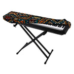 Boho Tribal Aztec Pattern Print Piano Keyboard Cover