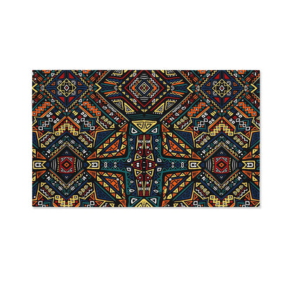 Boho Tribal Aztec Pattern Print Polyester Flag