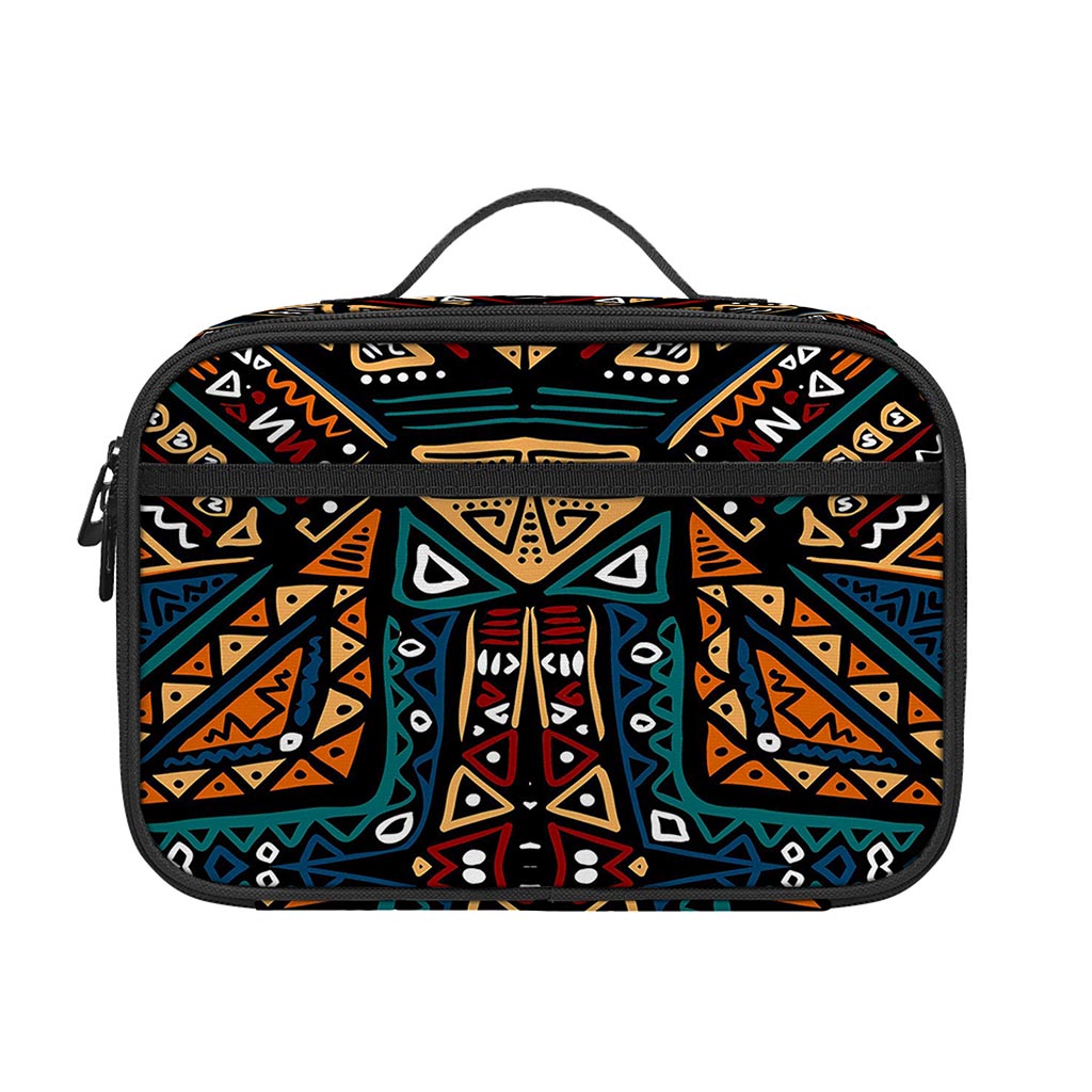 Boho Tribal Aztec Pattern Print Portable Lunch Bag