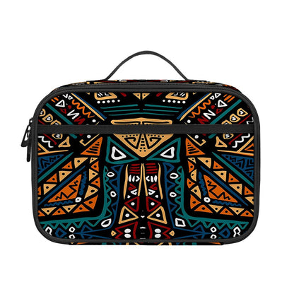 Boho Tribal Aztec Pattern Print Portable Lunch Bag