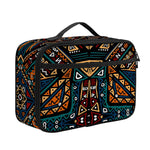 Boho Tribal Aztec Pattern Print Portable Lunch Bag