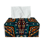 Boho Tribal Aztec Pattern Print Rectangle Tissue Box Cover