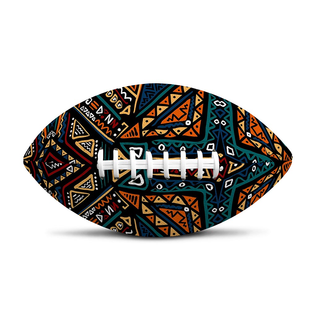 Boho Tribal Aztec Pattern Print Rugby Ball