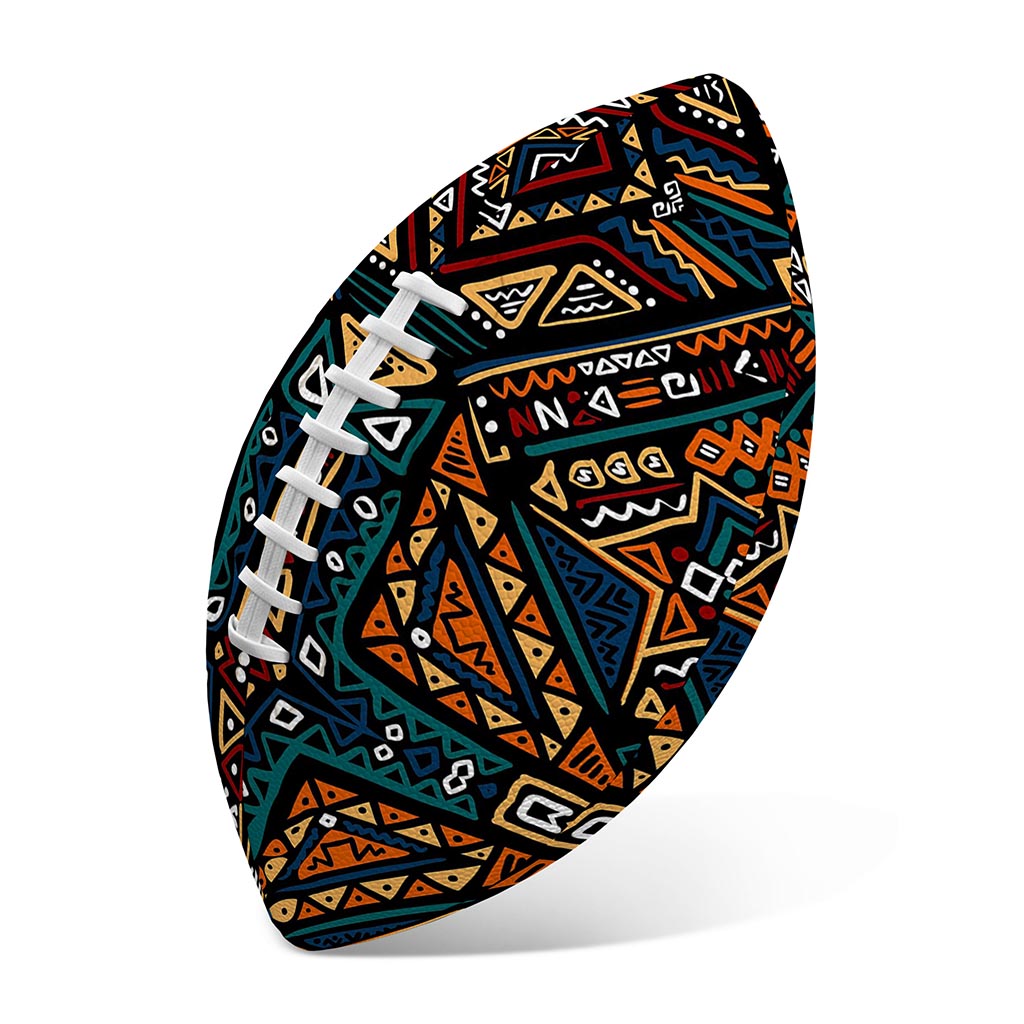 Boho Tribal Aztec Pattern Print Rugby Ball