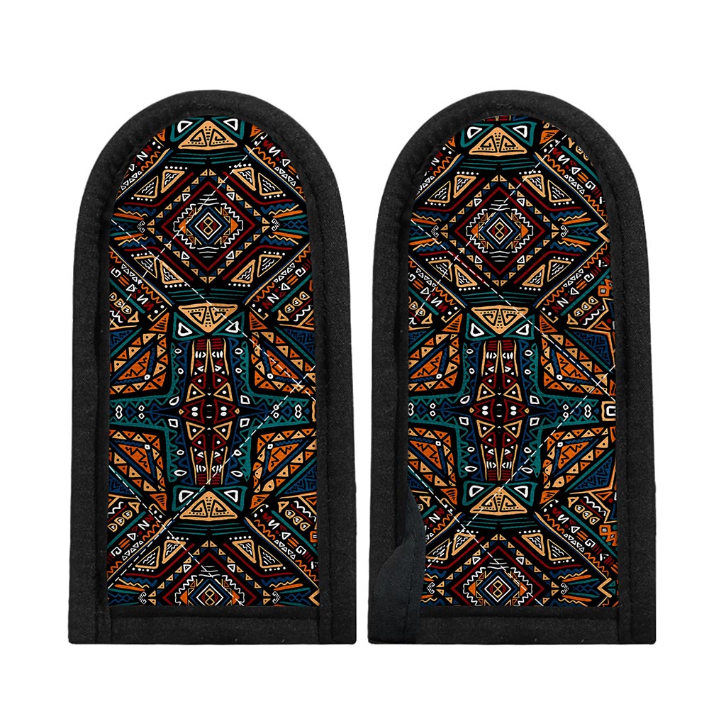 Boho Tribal Aztec Pattern Print Skillet Handle Cover