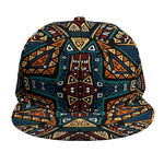 Boho Tribal Aztec Pattern Print Snapback Cap