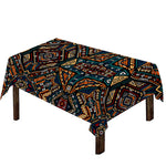 Boho Tribal Aztec Pattern Print Tablecloth