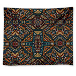 Boho Tribal Aztec Pattern Print Tapestry