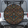 Boho Tribal Aztec Pattern Print Tire Cover With Camera Hole