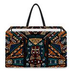 Boho Tribal Aztec Pattern Print Utility Tote Bag