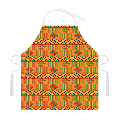 Bonwire Kente Pattern Print Adjustable Apron