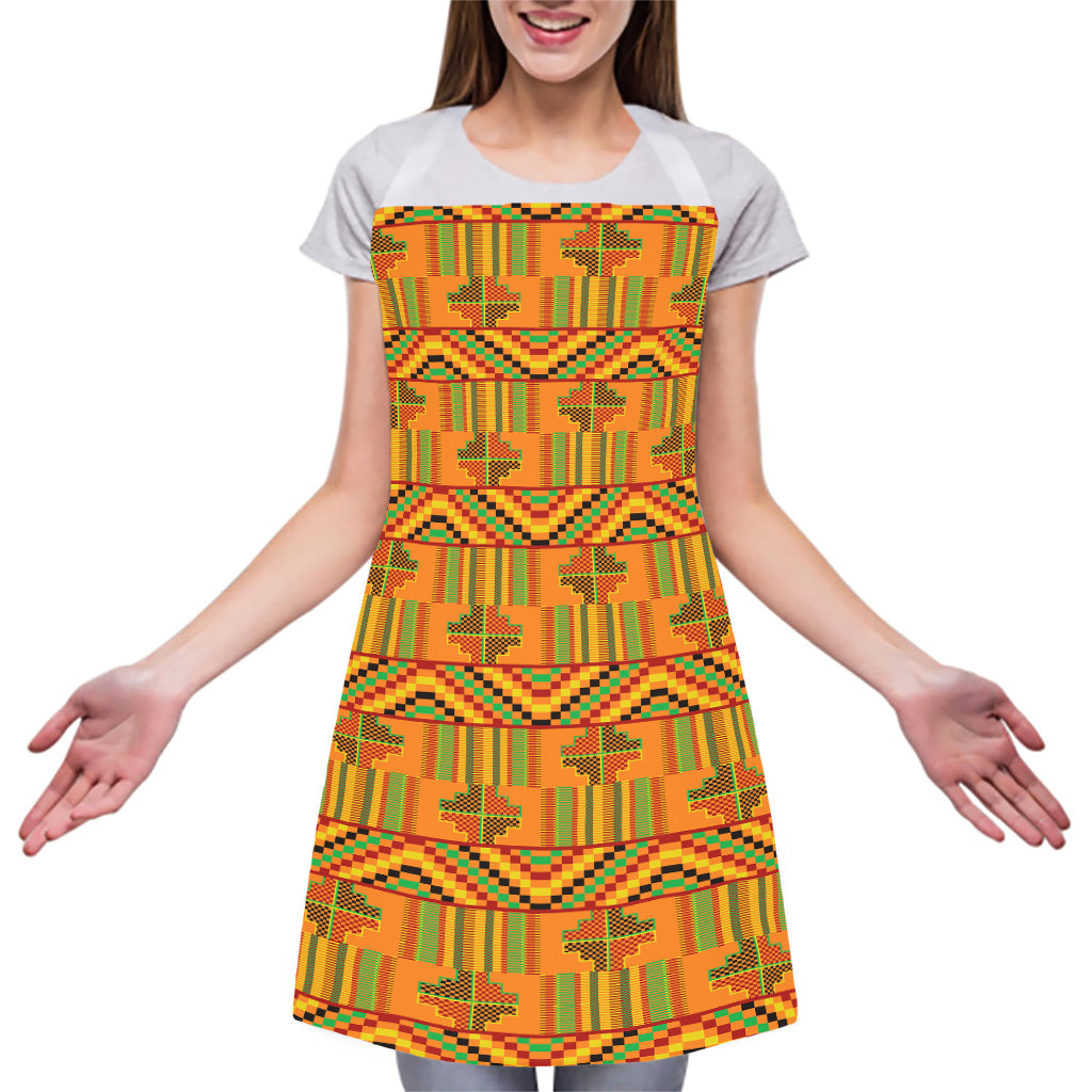 Bonwire Kente Pattern Print Adjustable Apron