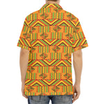 Bonwire Kente Pattern Print Aloha Shirt