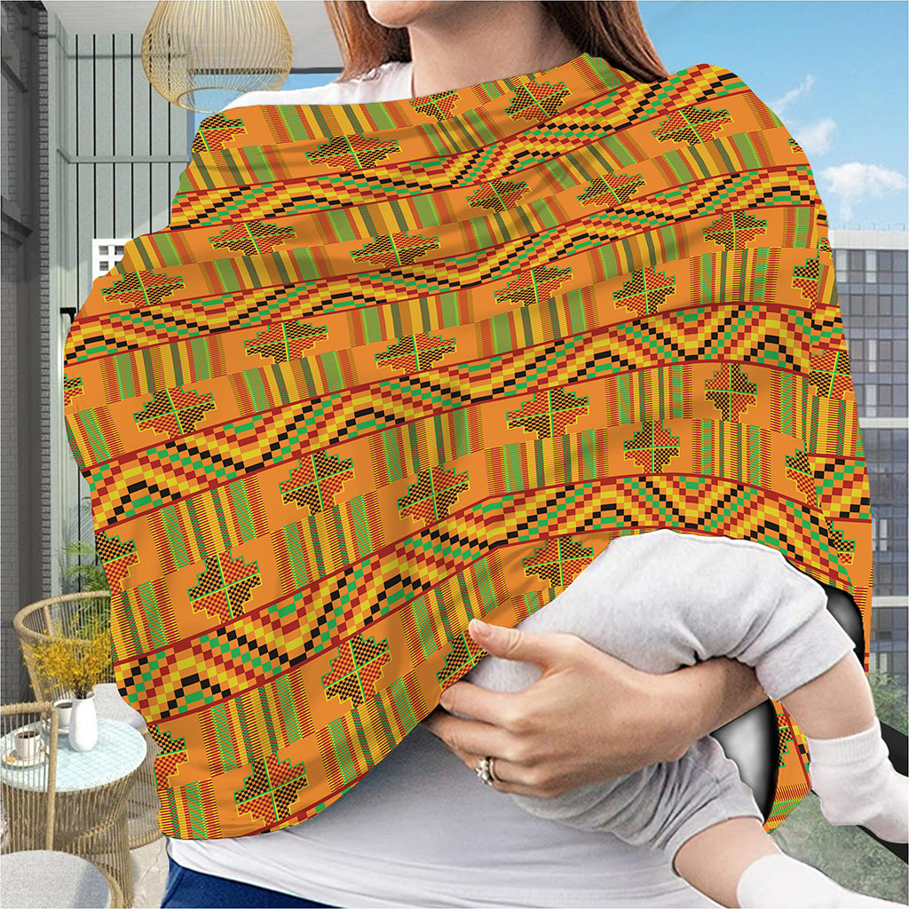 Bonwire Kente Pattern Print Baby Seat Cover