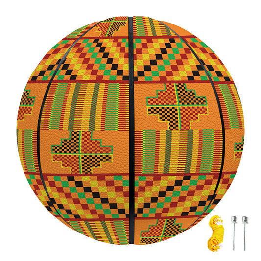 Bonwire Kente Pattern Print Basketball