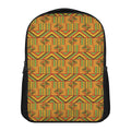 Bonwire Kente Pattern Print Casual Backpack