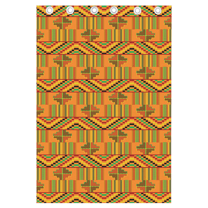 Bonwire Kente Pattern Print Curtain