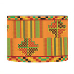 Bonwire Kente Pattern Print Drum Lamp Shade