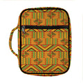 Bonwire Kente Pattern Print Front Pocket Bible Bag