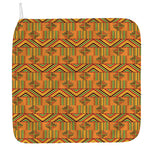 Bonwire Kente Pattern Print Hand Towel
