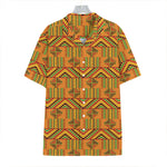 Bonwire Kente Pattern Print Hawaiian Shirt