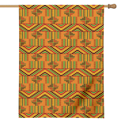 Bonwire Kente Pattern Print House Flag
