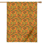 Bonwire Kente Pattern Print House Flag