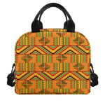 Bonwire Kente Pattern Print Insulated Lunch Bag