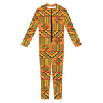 Bonwire Kente Pattern Print Jumpsuit