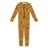 Bonwire Kente Pattern Print Jumpsuit