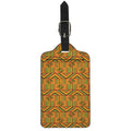 Bonwire Kente Pattern Print Luggage Tag