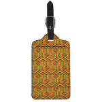 Bonwire Kente Pattern Print Luggage Tag