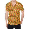Bonwire Kente Pattern Print Men's Shirt