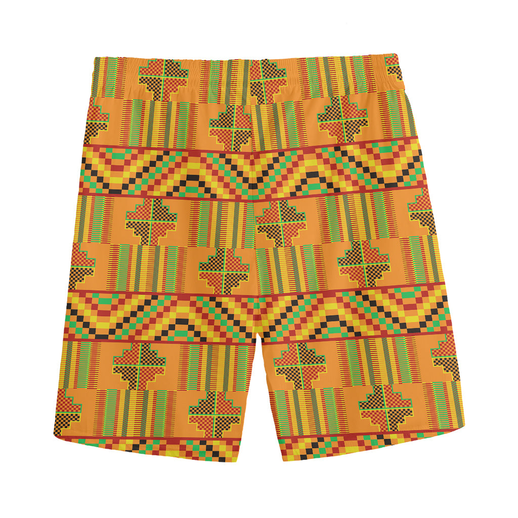 Bonwire Kente Pattern Print Men's Sports Shorts