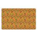 Bonwire Kente Pattern Print Polyester Doormat
