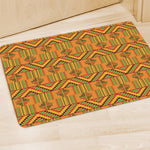 Bonwire Kente Pattern Print Polyester Doormat